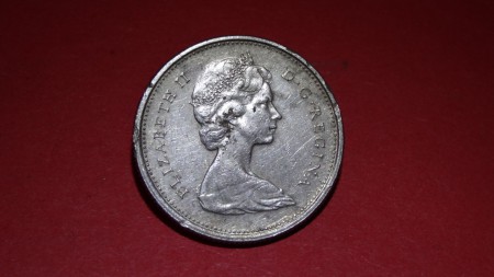Elizabeth II 25 cent 1975 Canada