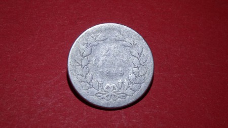 25 cent Willem II 1819 (zilver)