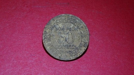 50 centimes 1922
